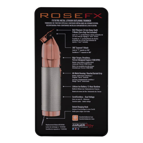 BabylissPro Rose GoldFX Skeleton Trimmer